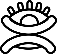 Gods Omnipressence Engraving Svg Design, Free Vectors File